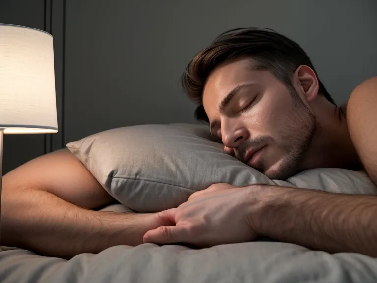 A man checking his sleep tracking data on a digital watch.