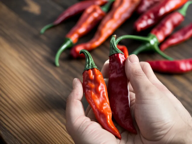 Close-up of a chili pepper and prostate supplement bottle on a table.