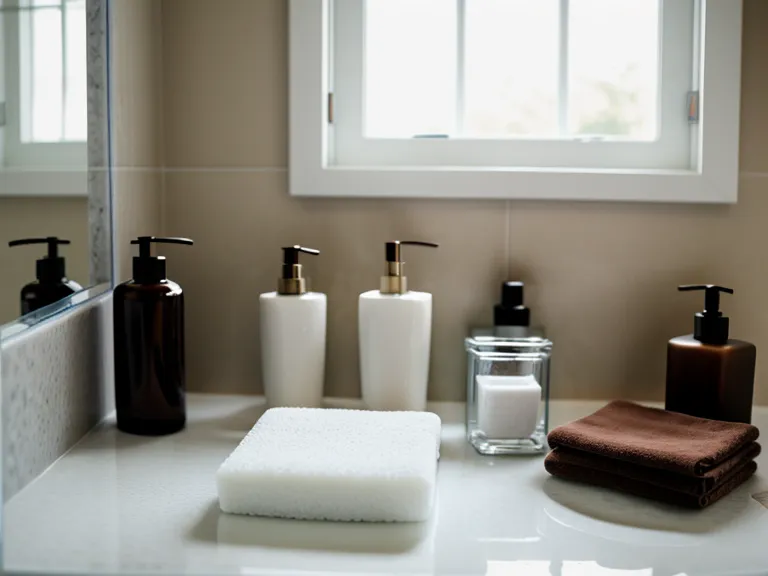 Glass of water beside a supplement bottle on a nightstand as part of a nightly prostate health routine