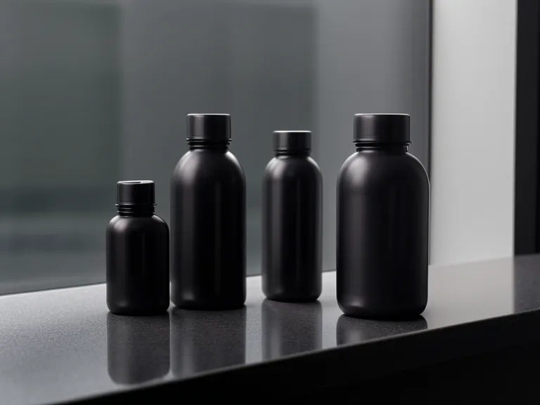 A bottle of Protoflow supplement on a granite bathroom counter