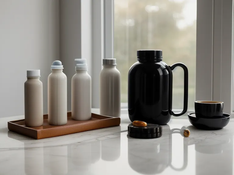 Laptop tracking spreadsheet for prostate health supplement review results next to a Protoflow bottle